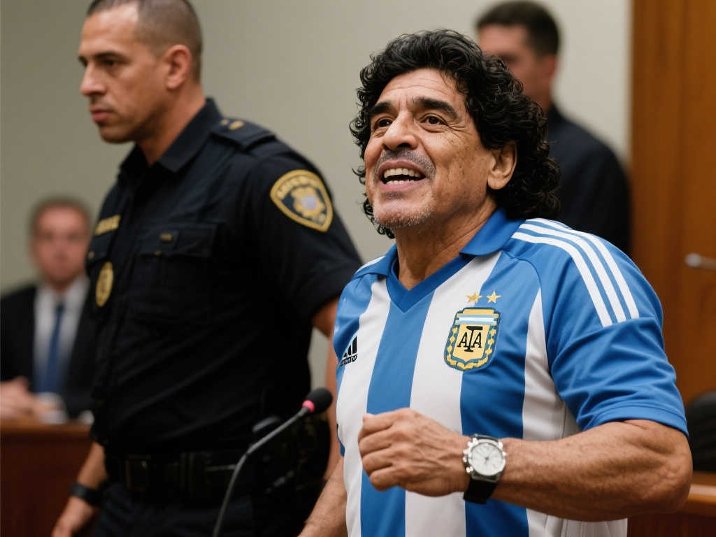 马拉多纳前保镖涉嫌庭上说谎被拘
